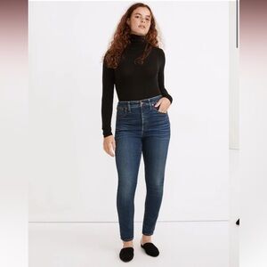 NWT Madewell Curvy‎ High-Rise Skinny Jeans in Lanette Wash Item NA881 Size 29